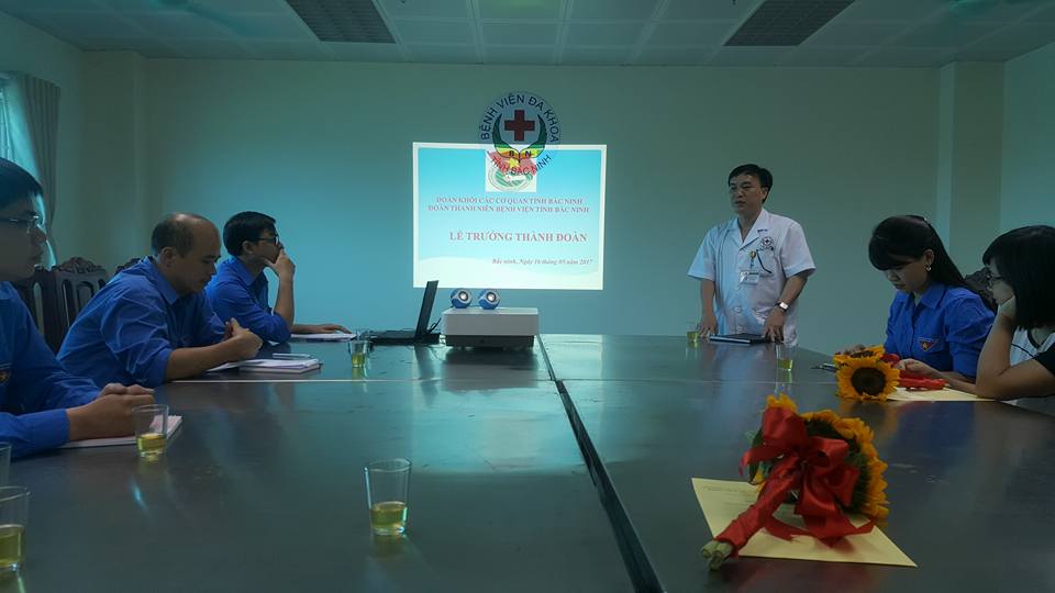 Lễ trưởng thành Đoàn bệnh viện đa khoa tỉnh Bắc Ninh